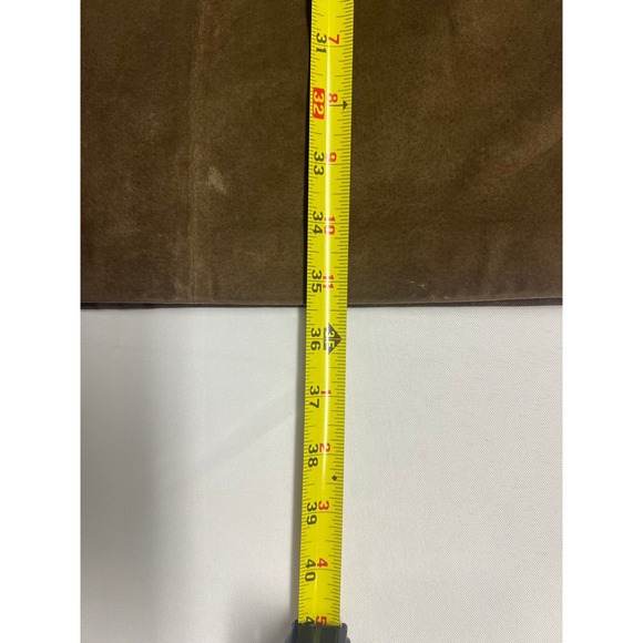 Sonoma Jean Company Genuine Leather Suede Maxi Skirt Browns Women Size 12 - Picture 6 of 13